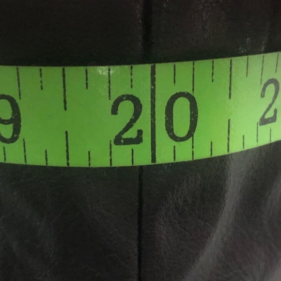 - Womens Black Faux Leather Jacket.Size medium. Breast Cancer Fundraiser - Picture 7 of 8